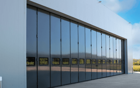 Промышленные складные, откатные и распашные ворота