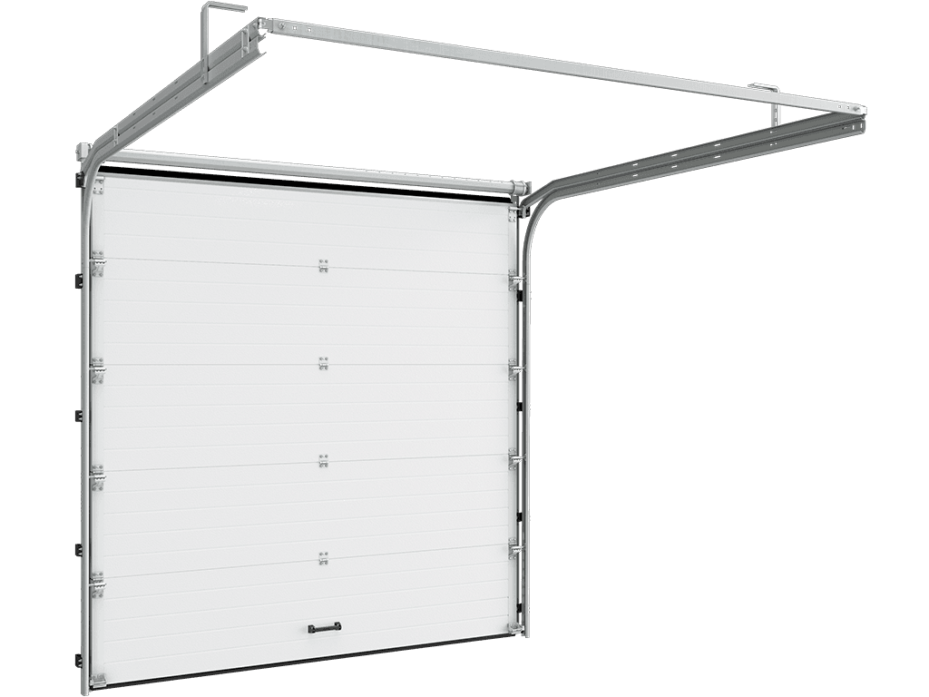 Гаражные секционные ворота из алюминиевых сэндвич-панелей с октагональным валом RSD02LUX