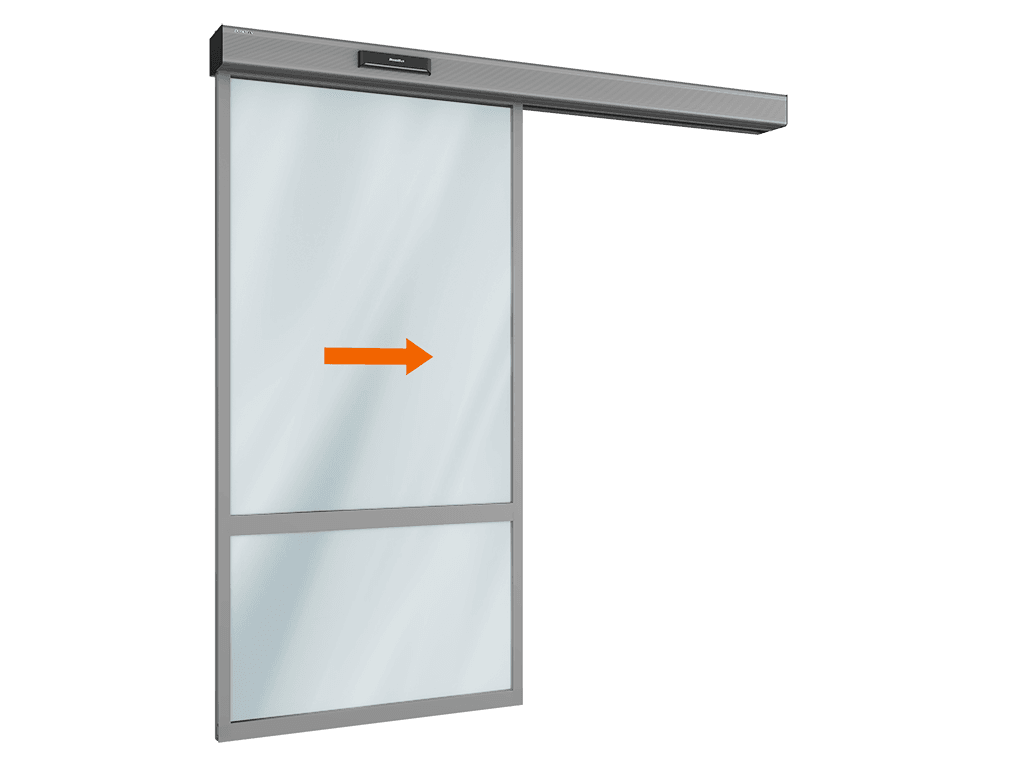 Одностворчатые раздвижные двери