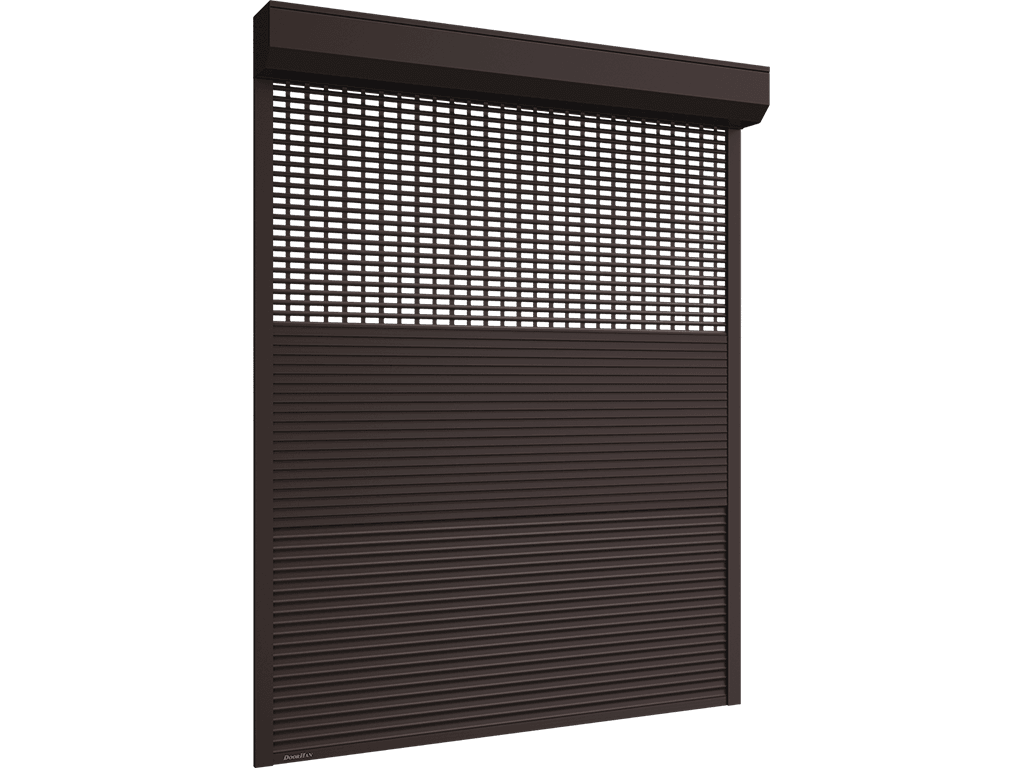 Рольставни витринные (взломоустойчивые) из одностенного экструдированного профиля RHE56M / RHE56GM