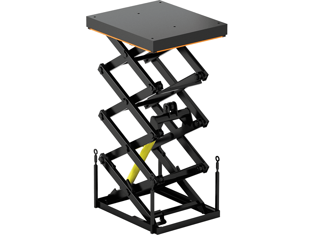 Стол подъемный с четырьмя парами ножниц серии 4LT