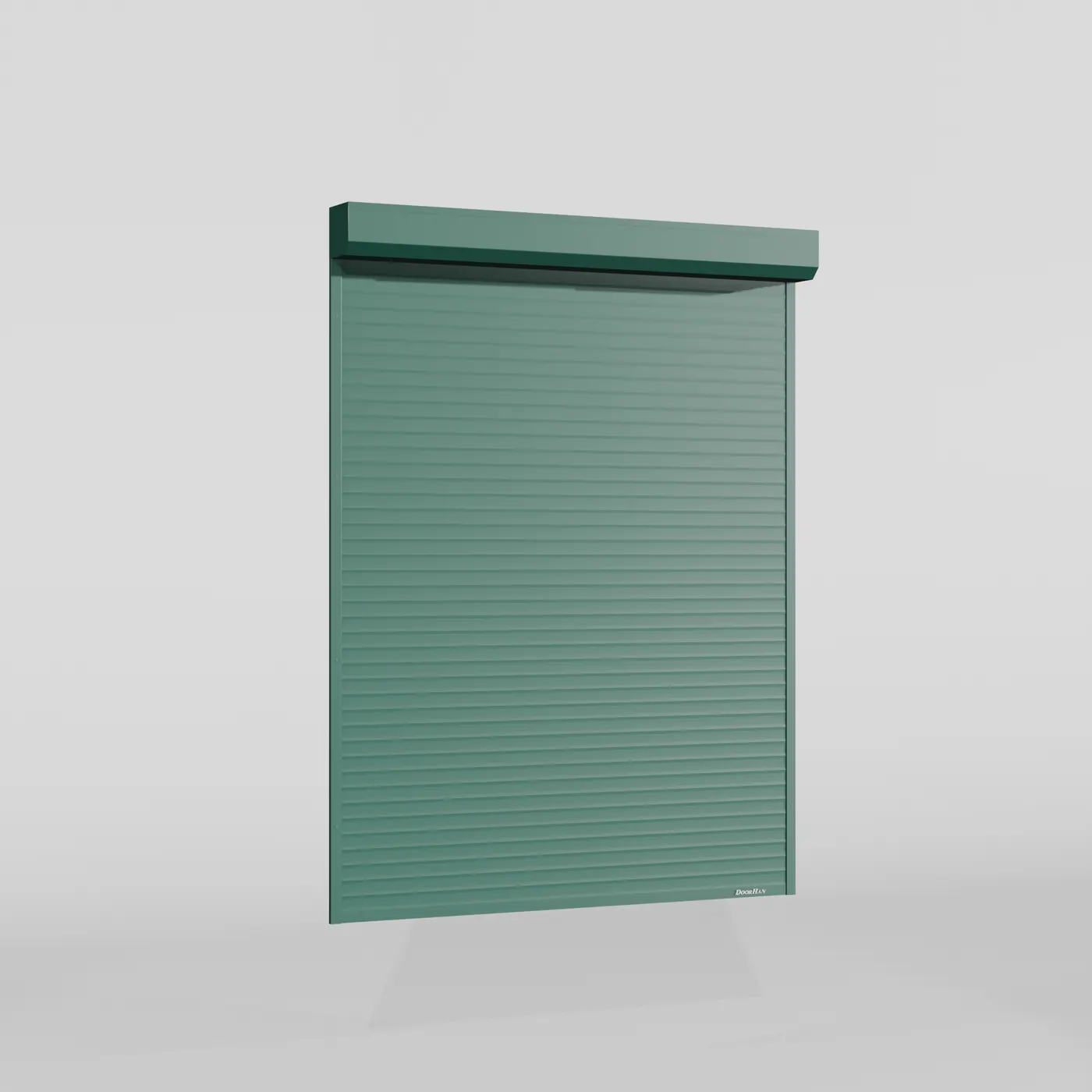 Рольставни DoorHan 2700х1300 цвета RAL 6005 (зелёный) невзломостойкие с автоматикой