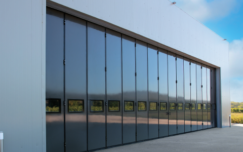 Промышленные складные, откатные и распашные ворота